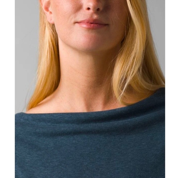 NWT prAna Dark Sky Heather Cozy Up Aires Top size Medium - Picture 3 of 10